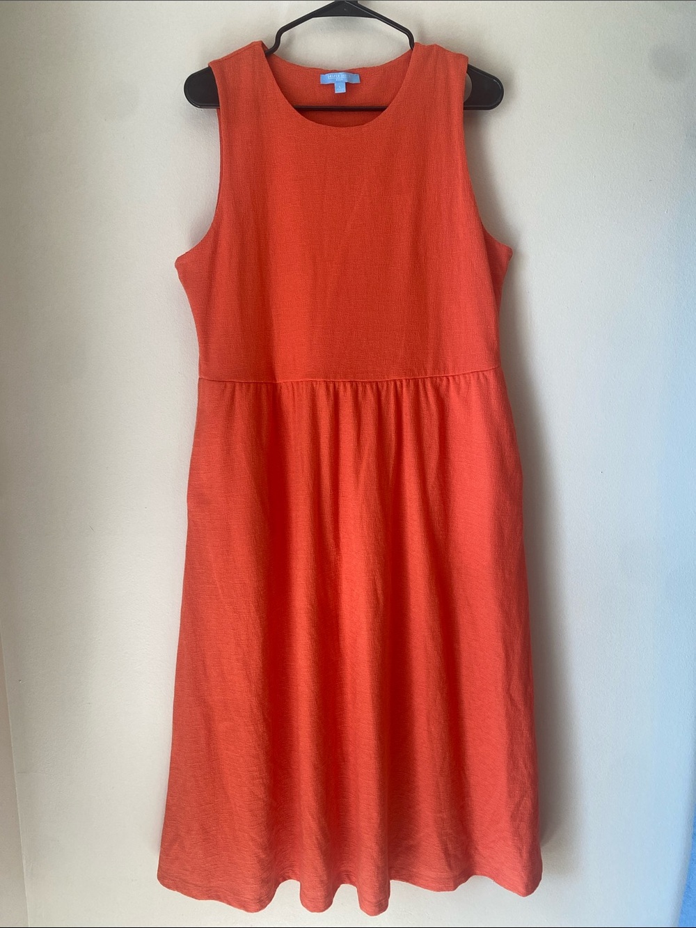 Draper James Sleeveless Coral Dress